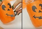 Vasetti di vetro faccia zucca