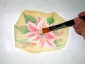Colla per decoupage su candela