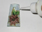 Collana natalizia arte decoupage