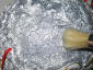 Colore argento su effetto decoupage