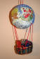 Mongolfiera decoupage natalizio
