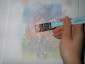 Applicare colla sul retro dell'immagine decoupage