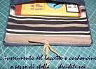 Porta tabacchi in jeans con laccetto di chiusura