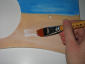Portafoto estivo con decoupage spiaggia