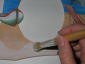 Portafoto estivo con decoupage spiaggia