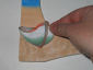 Portafoto estivo con decoupage spiaggia