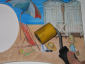 Portafoto estivo con decoupage spiaggia