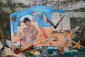 Portafoto estivo con decoupage spiaggia