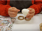 Uovo Pasqua decoupage