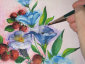 Sfumature di colore su immagine per decoupage